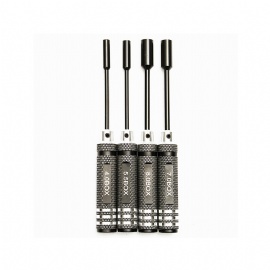 4 Pcs Metal 4.0 5.5 7.0 8.0 Mm Hex Screwdriver Tools Nut Key Socket Screw Driver Wrench Set